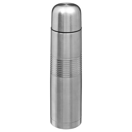 5Five Simply Smart Crenet Insulated Bottle with Cup, 1 Ltr, Stainless Steel 136002