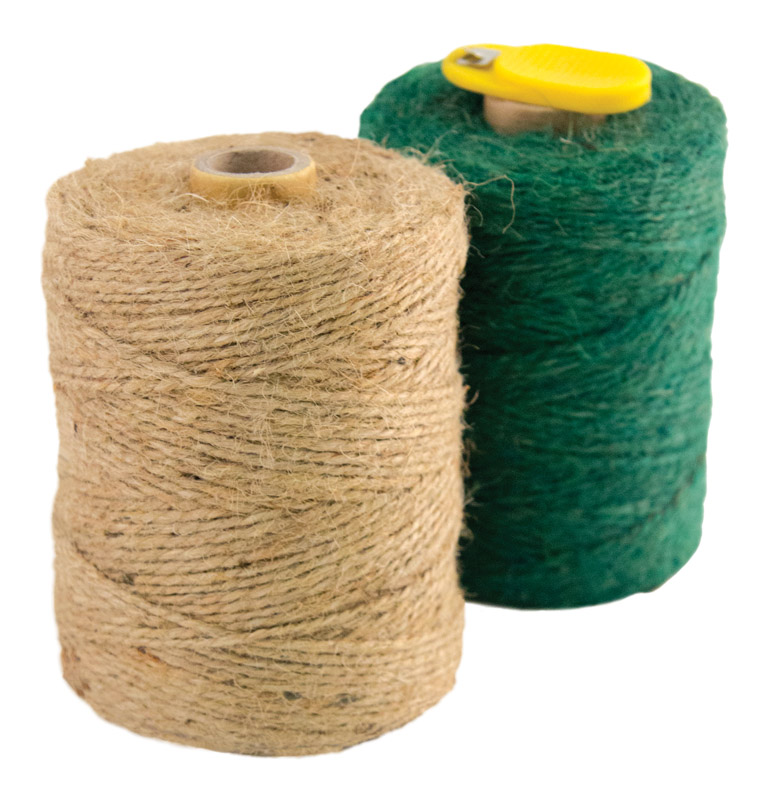 Ace Twine, #24 Dia. x 152m, Jute, Pack of 2, Green/Natural, Twisted 851081