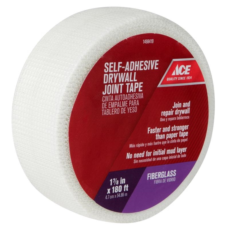 Ace Self-Adhesive Drywall Joint Tape, 4.7 cm x 54.86 Mtrs, Fiberglass 281568