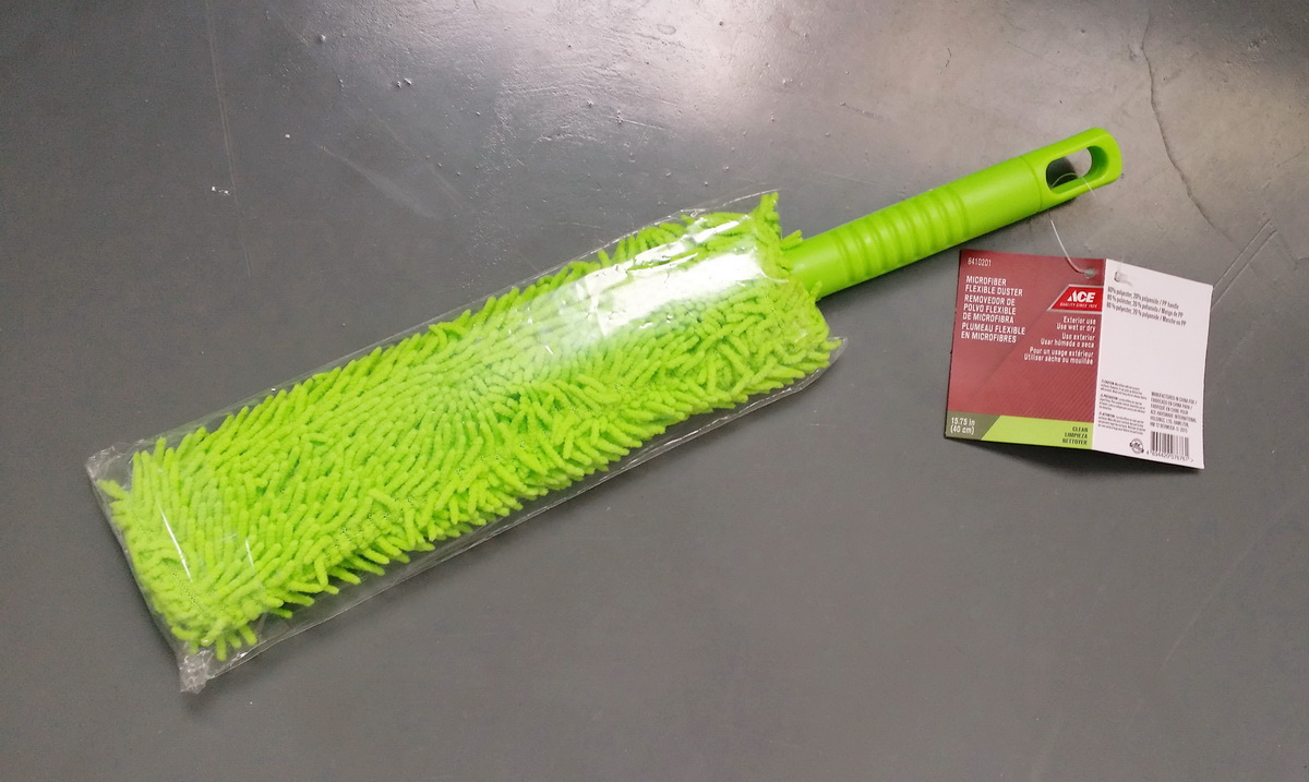 Ace Microfiber Flexible Duster, Neon Green 8410201