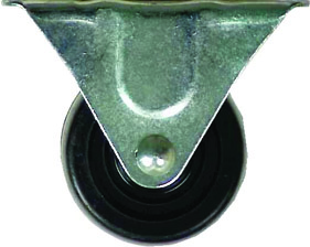 Ace Rigid Soft Caster Medium Duty, 3 inch Dia., Capacity 79.38 kg. Rubber 9483/AI