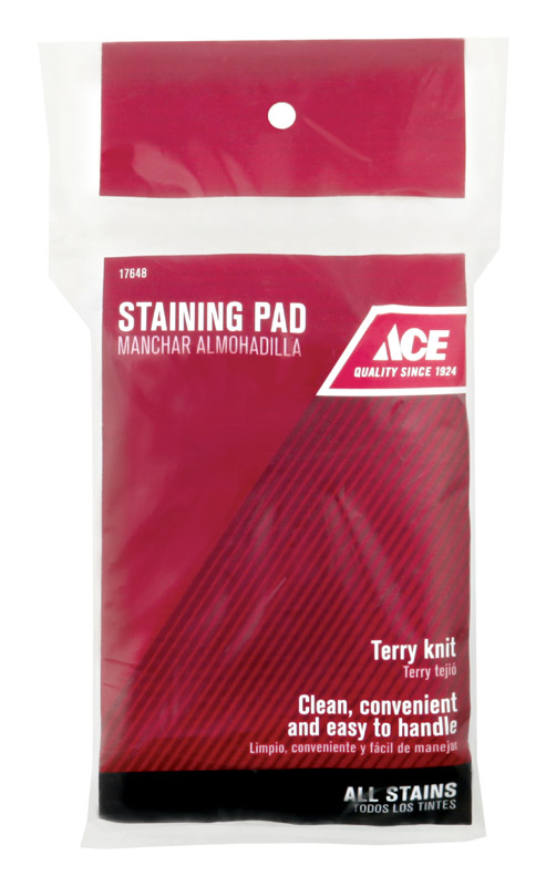 Ace Staining Pad, Terry Knit, For All Stains K-17648