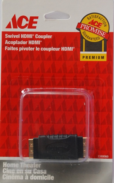 ايس وصلة HDMI دوارة، اسود 3380060