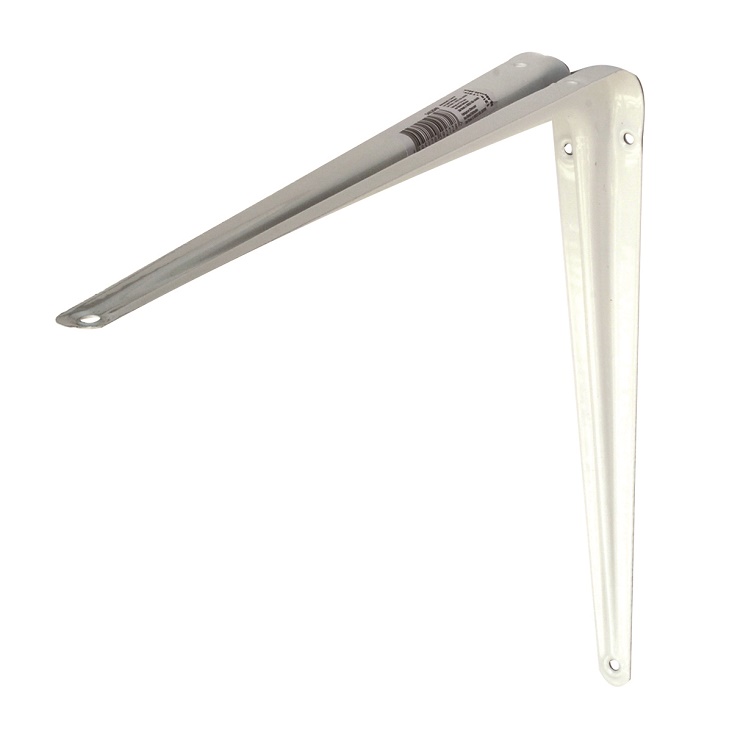 Ace 12 inch x 14 inch Steel Shelf Bracket, White 5294251