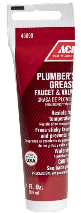 Ace Waterproof Grease For Faucets & Valves, 29.57 ml. ANSI/NSF Certified 050055-48