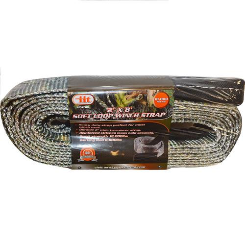 Generic Soft Loop Winch Strap, 2 inch x 2.44 m 74780