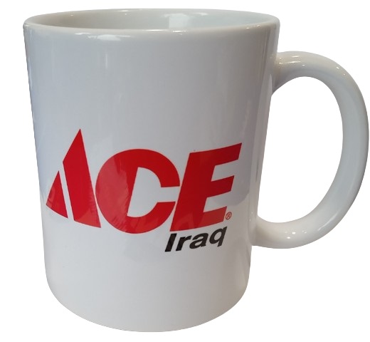 Ace Coffee Mug, Ceramic, White with Logo 145-Ace Mug