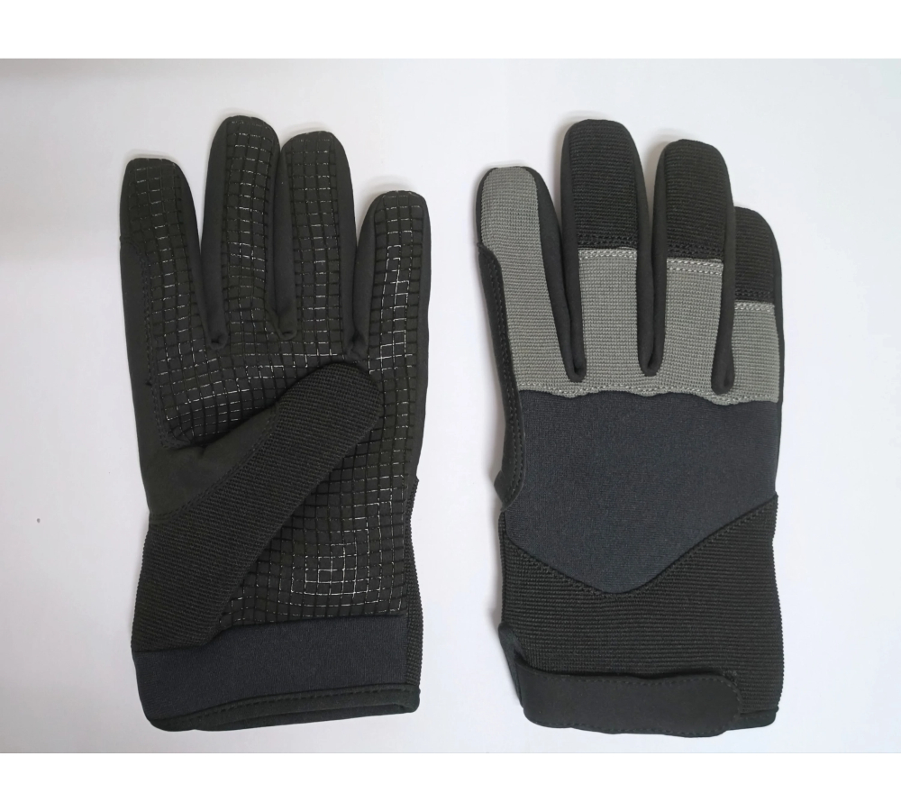 Ace General Purpose Gloves, Large, Reinforced Construction, Black DSB414-L