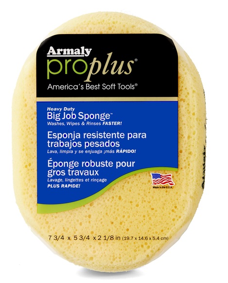 ProPlus Heavy Duty Big Job Sponge, 19.7 x 14.6 x 5.4 cm, All-Purpose, Washes. Wipes & Rinses Faster 6