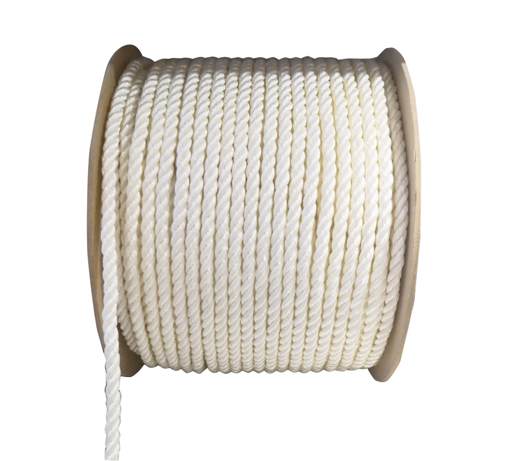 ace Ace Nylon Rope 164 Mtrs Twisted Braid Working Load 176158 X164 LOAD136 9.5 MM white size: 9.5mm