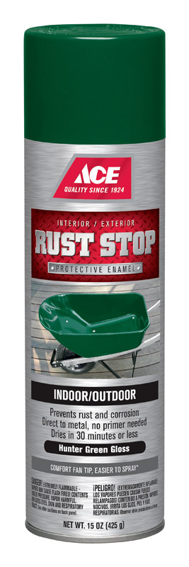 Ace Rust Stop Hunter Green Gloss Spray Paint 443 ml. I00018A07