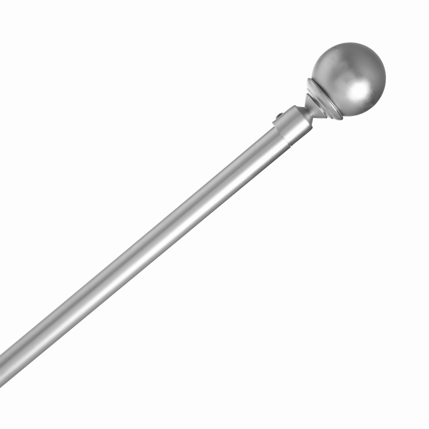 Atmosphera Createur d'interieur Tilda Curtain Rod, 210-380 cm, Metal 105000