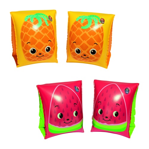Bestway Fruitastic Armbands, 9x6IN, Vinyl, Mehrfarbig Multi-Coloured Age 3-6 Years 32042