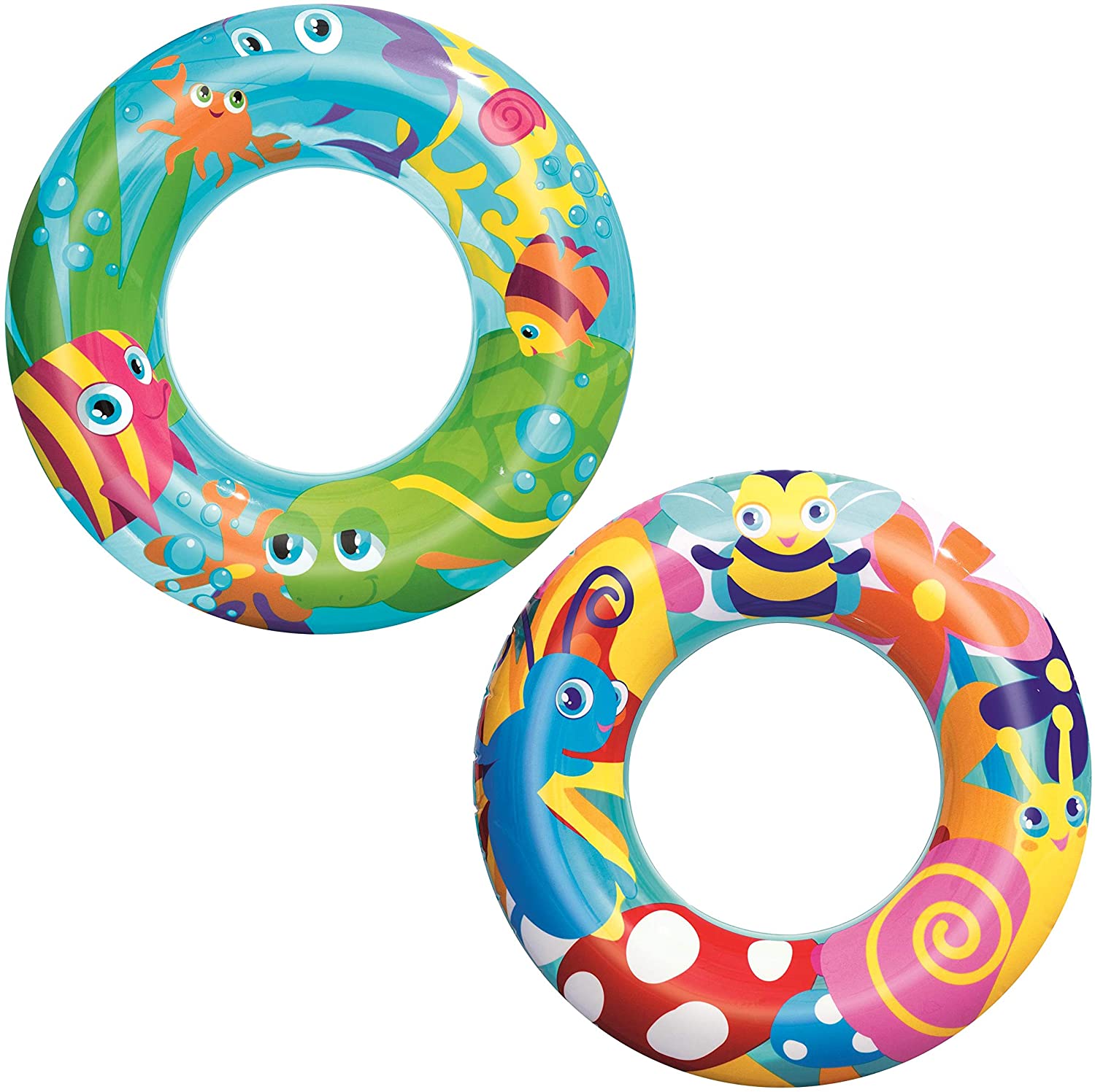 Bestway Designer Swim Ring, 56 cm Dia, Assorted Designs 36013/E