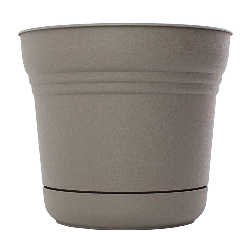 Bloem Bloem Saturn Flower Pot 12 inch charcoal size: 12inch
