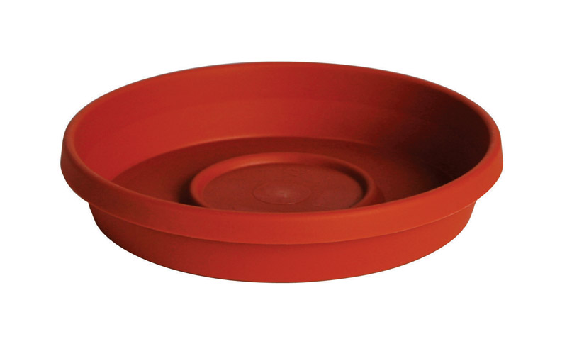 Bloem Terratray FlowerPot Plate, 2.7 inch H x 16 inch, Resin, Terracota Clay 51016C