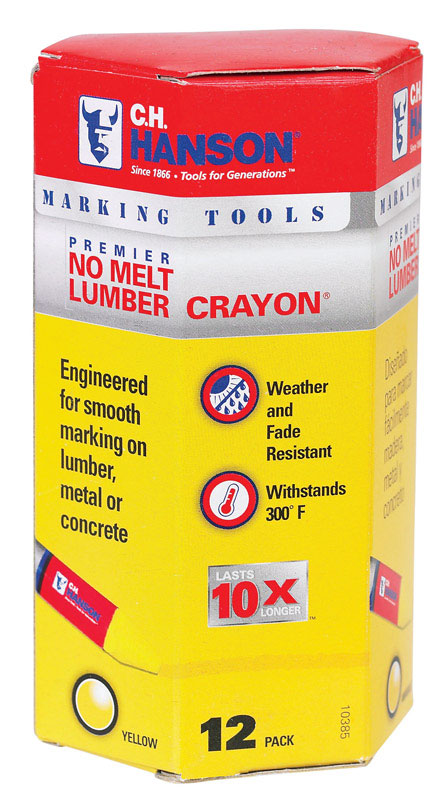 C.H. Hanson C.H. Hanson 10385 1/2in x 4.5in yellow size: 1/2in x 4.5in