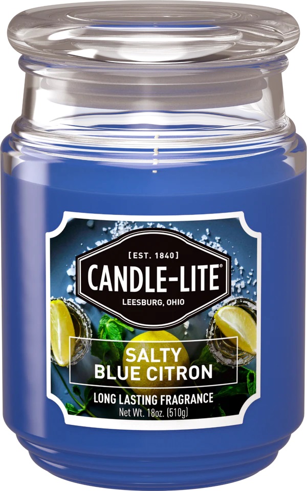 Candle-Lite Scented Candle, 532 ml. Salty Blue Citron 32971270