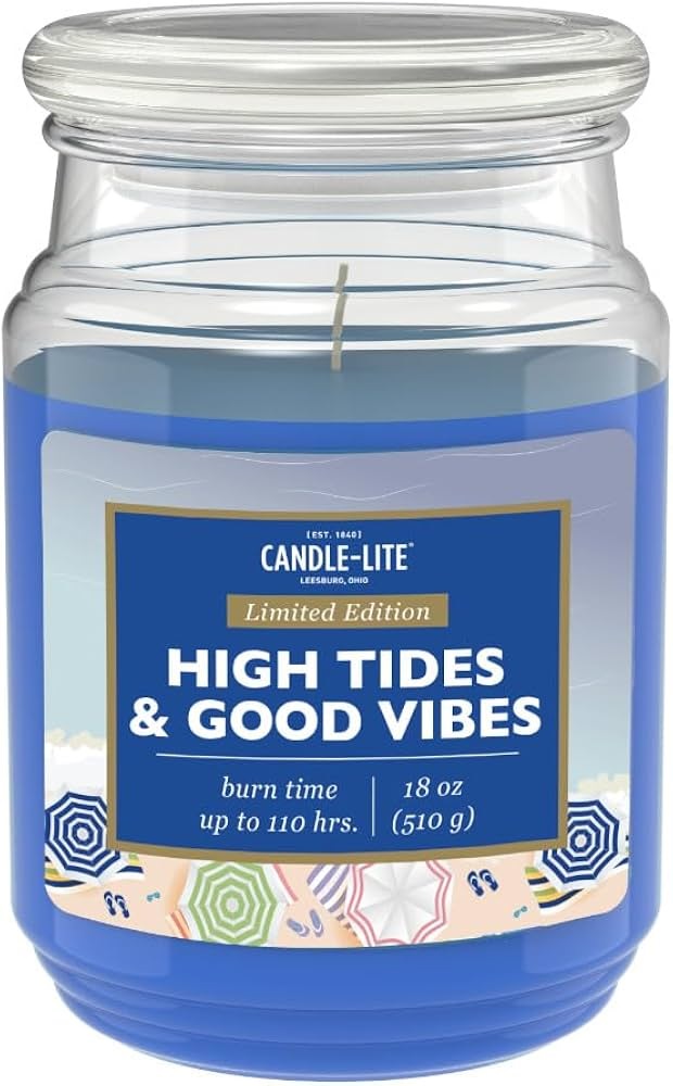 Candle-Lite 532 ml. Scented Candle, High Tides & Good Vibes 44881500