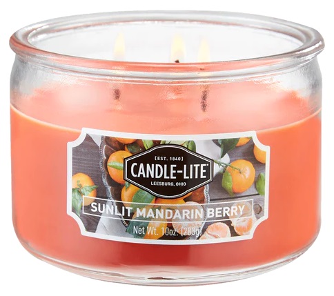 Candle-Lite Scented Candle, 295 ml. Sunlit Mandarin Berry 1879271