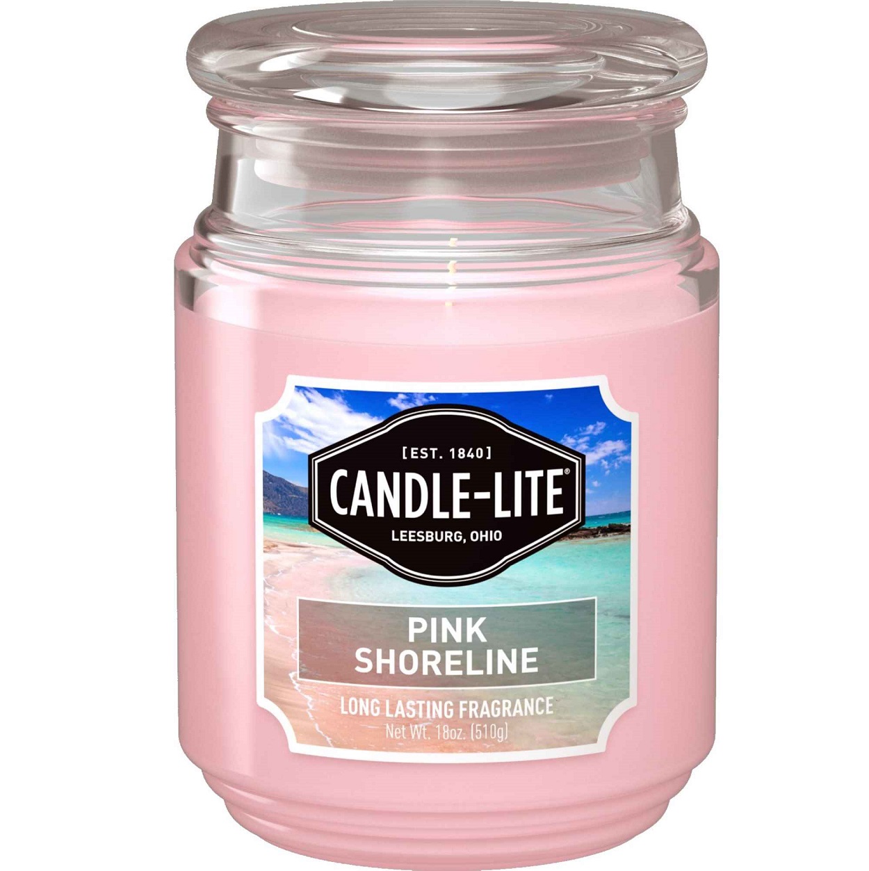 Candle-Lite 532 ml. Scented Candle, Pink Shoreline 45111271