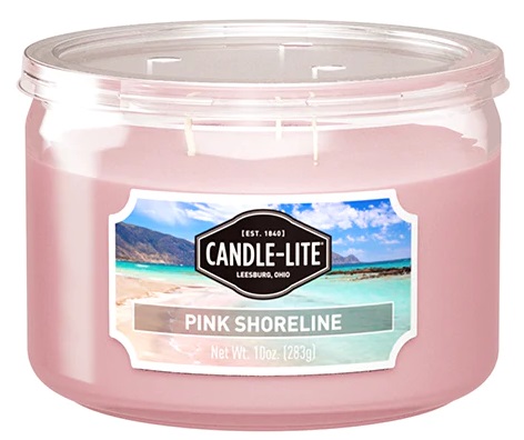 Candle-Lite Scented Candle, 295 ml. Pink Shoreline 18791271