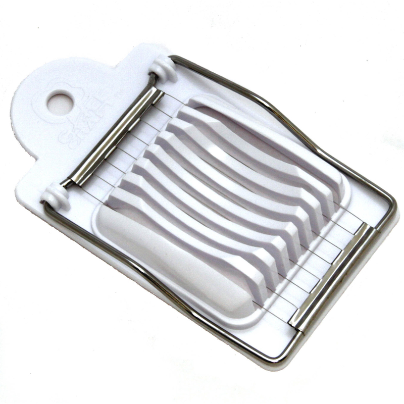 Chef Craft Egg Slicer, 4.25 inch x 7 inch, White/Stainless Steel 20152