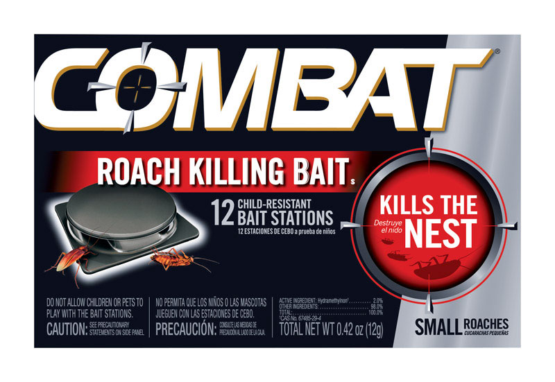 Combat Roach Killing Bait, 12 Bait Stations 41910