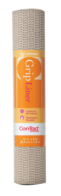 Con-Tact Grip Liner 1.52 m. L X 12 In. W Taupe Liner 05F-C6B59-06
