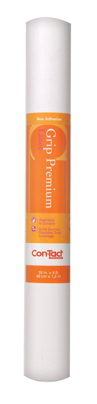Con-Tact Grip Premium 1.22 m. L X 18 In. W White Solid Liner 04F-C6U52-06