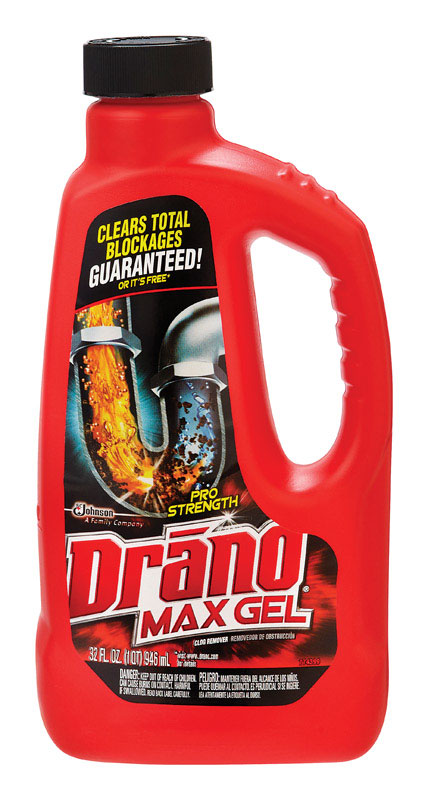 Drano Professional Strength Max Gel Clog Remover 946 ml. 117