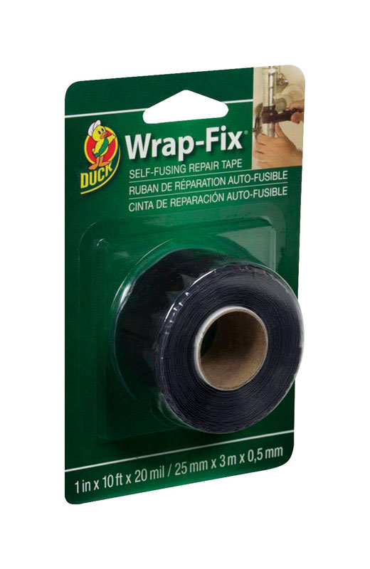 داك شريط إصلاح Wrap Fix، ذاتي اللصق، 1 انش × 3.05 متر، اسود 442000