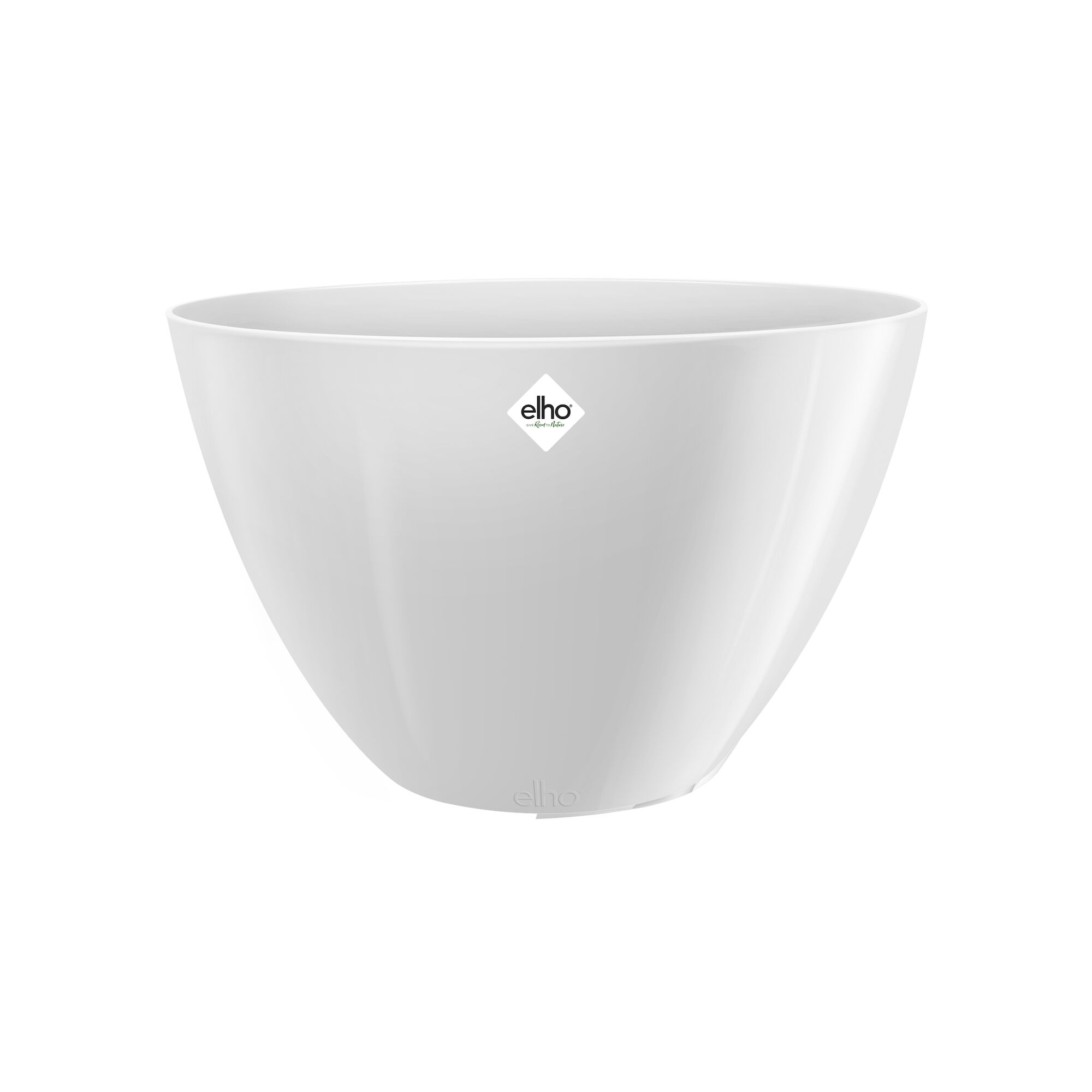 Elho Elho Brussels Diamond Oval High 36 cm white size: 36cm