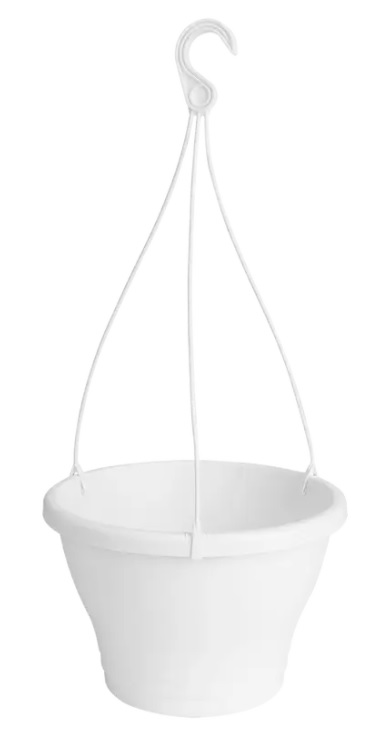 Elho Elho Corsica Hanging Basket 30 cm white size: 30cm