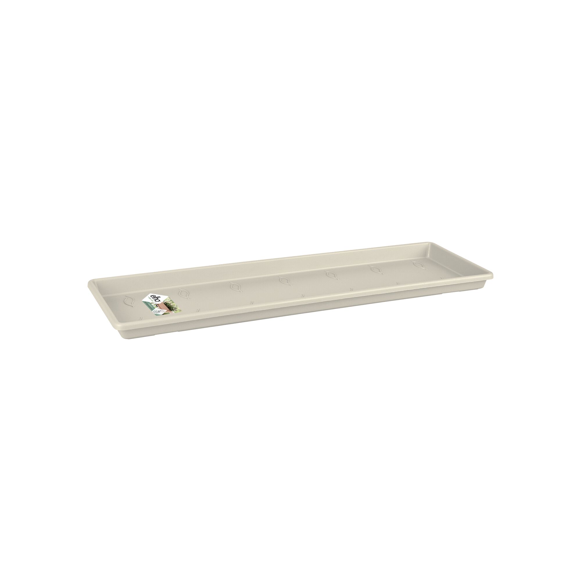 Elho Elho Basics Trough Saucer 80 cm cotton white size: 80cm