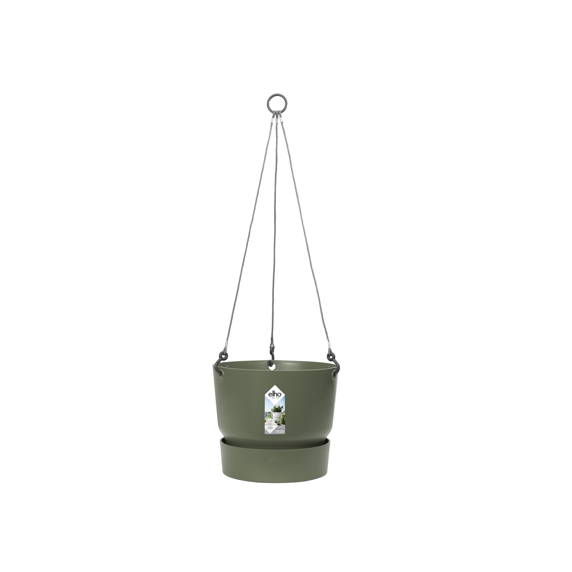 Elho Elho Greenville Hanging Basket 24cm 24 cm leaf green size: 24cm