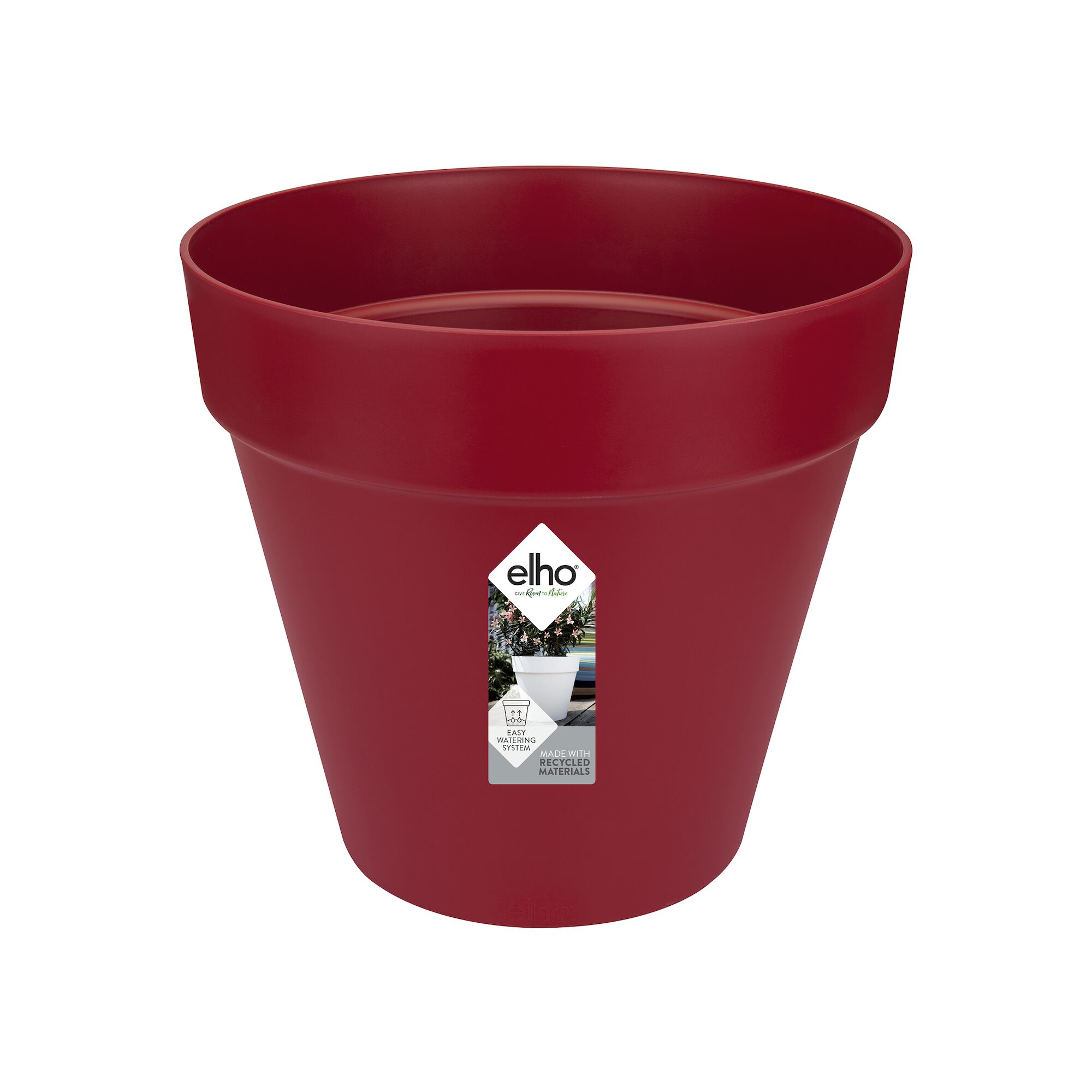 Elho Elho Loft Urban Round 25 25 cranberry red size: 25