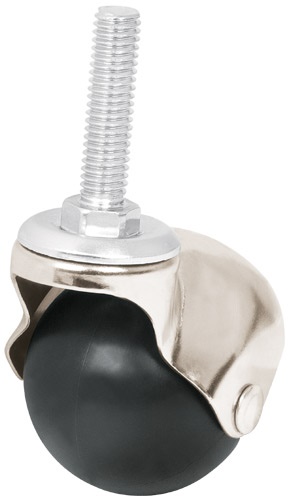 fiero Fiero Threaded Stem Ball Caster Polypropylene Ball Capacity 30 44395 KG44395 40 MM 30000 g size: 40mm | weight: 30000g