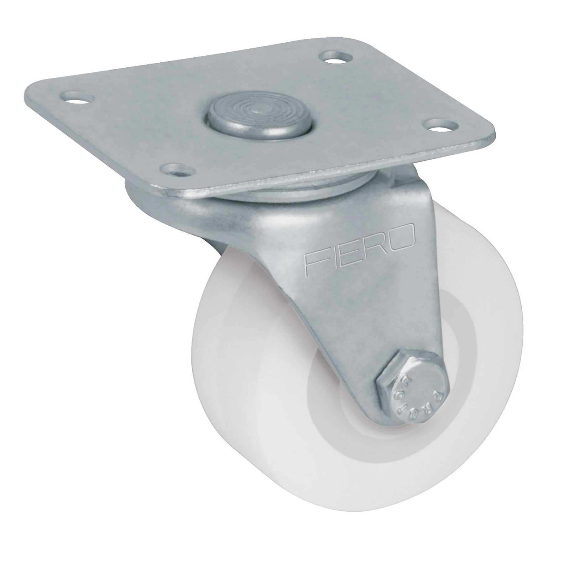 Fiero Caster Wheel, 3 inch, Polyethylene Wheel, Max Load 40 Kg 48628