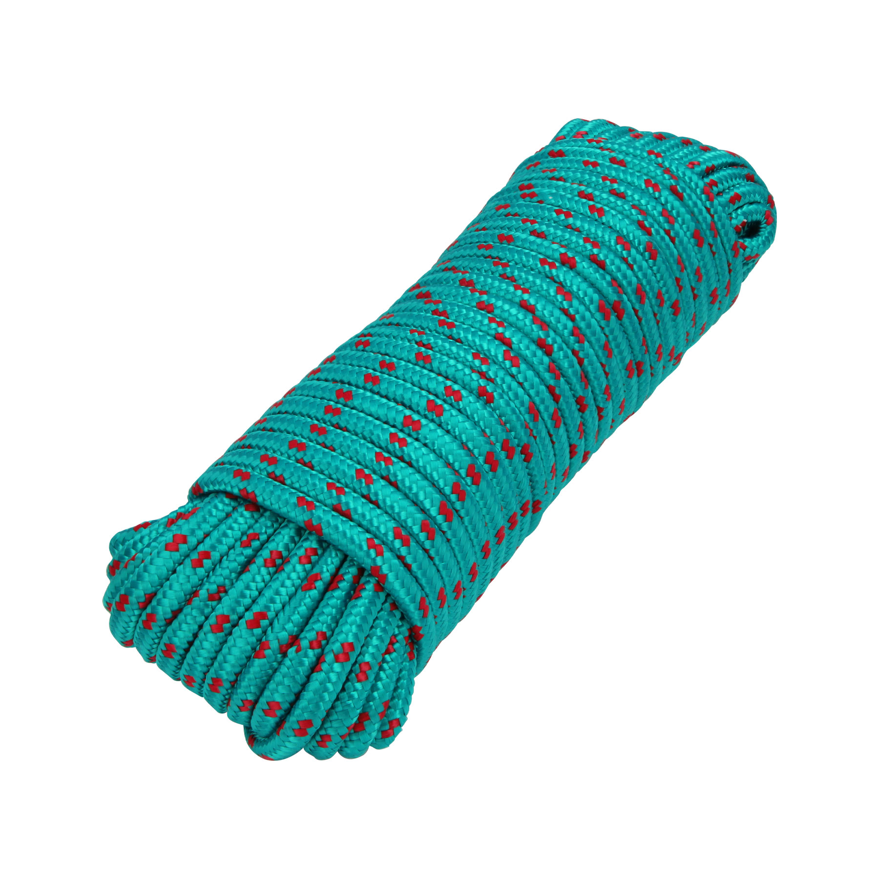 Fiero Diamond Braid Rope, 5/16 inchx 30 Mtrs ,Load Capacity 33 Kg, Polypropylene, Green 47815