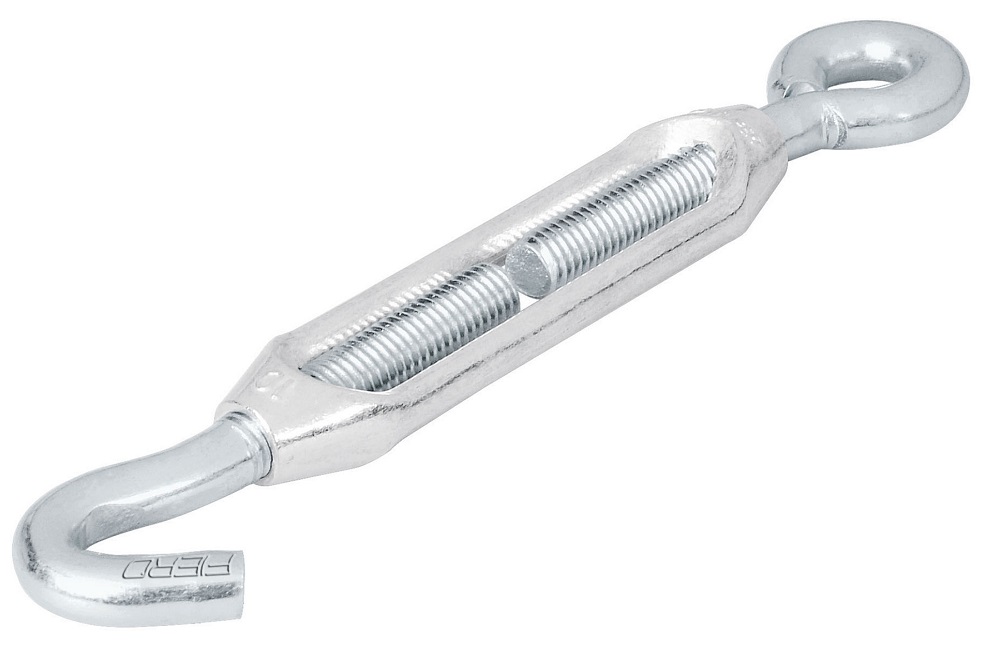 fiero Fiero Hook Eye Turnbuckle Dia Length 10 Workload 40 Max Steel 44053 5 MM 40000 g size: 5mm | weight: 40000g