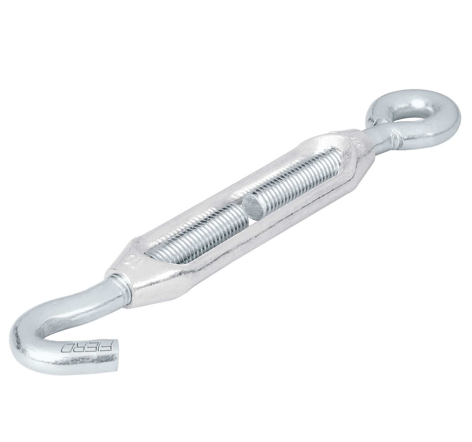 fiero Fiero Turnbuckle Dia Max Load 50 Zinc Galvanized Finish 44054 6 MM 50000 g size: 6mm | weight: 50000g