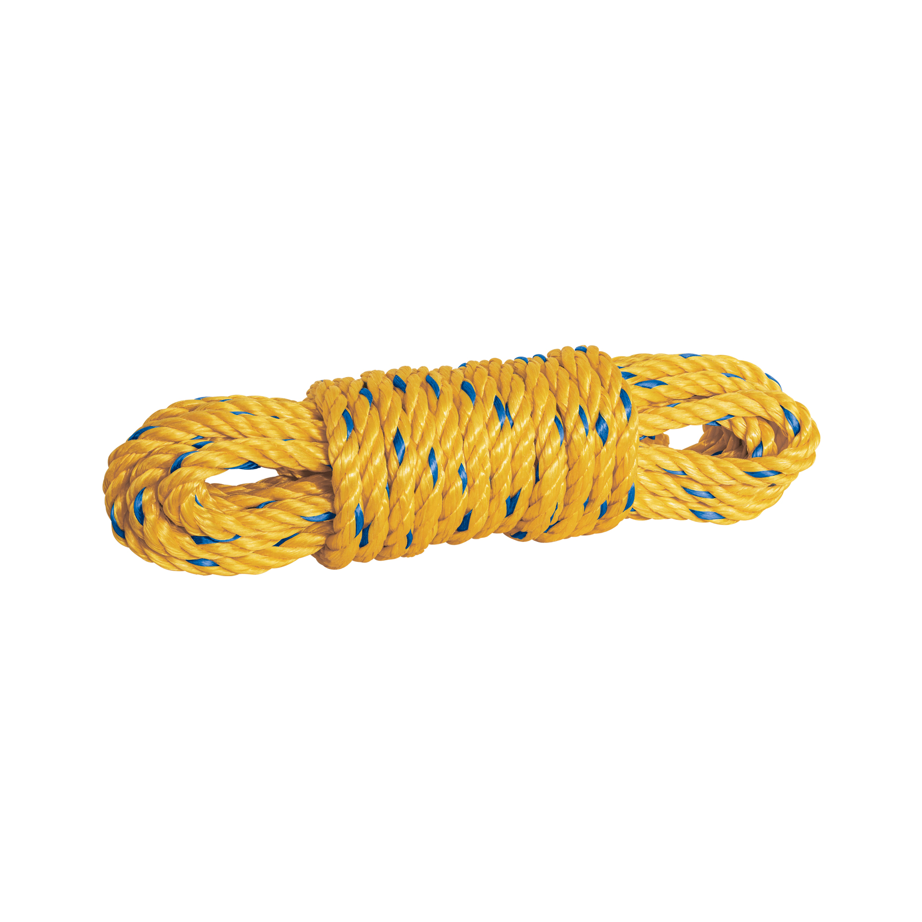 Fiero Polypropylene Rope, 3/8 inch x 8 Mtrs,Load Capacity 109 Kg, Polypropylene, Yellow 40965