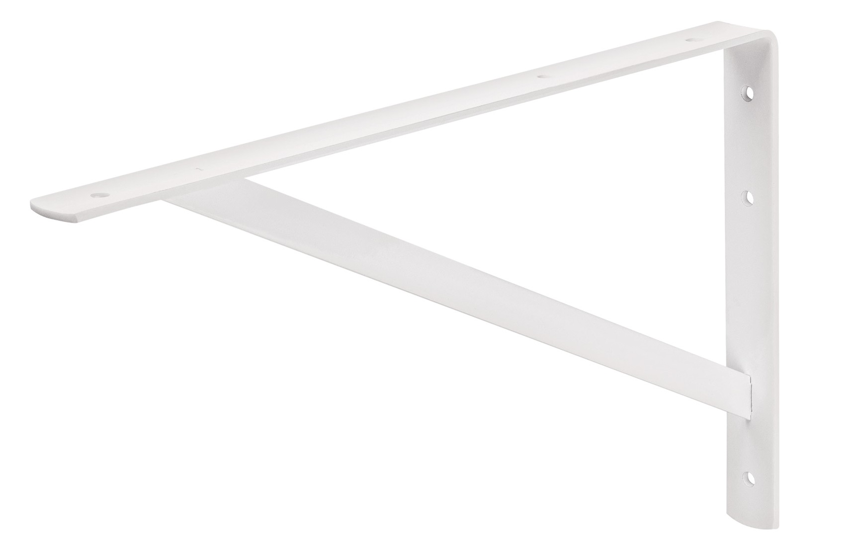 Fiero Shelf Bracket, 10 inch x 16 inch, Pair Capacity 300 KG, Steel, White 44671