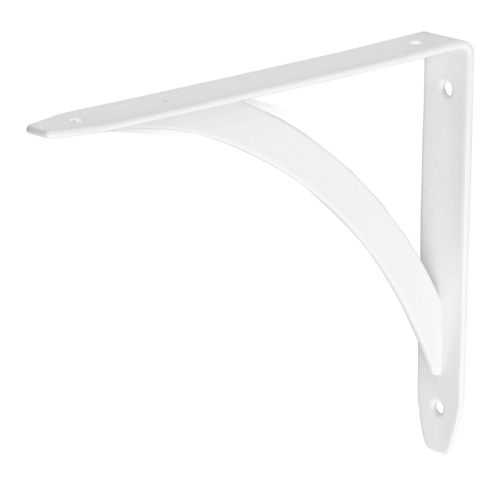 fiero Fiero Shelf Bracket Thickness Capacity 40 Per Pair Steel 47696 5inch x 7inch 40000 g white size: 5inch x 7inch | weight: 40000g