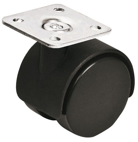 fiero Fiero Top Plate Twin Caster Wheel Capacity 20 44384 KG44384 40 MM 20000 g size: 40mm | weight: 20000g