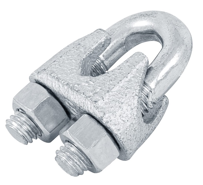 fiero Fiero Wire Rope Clip Dia Corrosion Resistant Malleable Iron Galnavized Finish 44086 10 MM size: 10mm