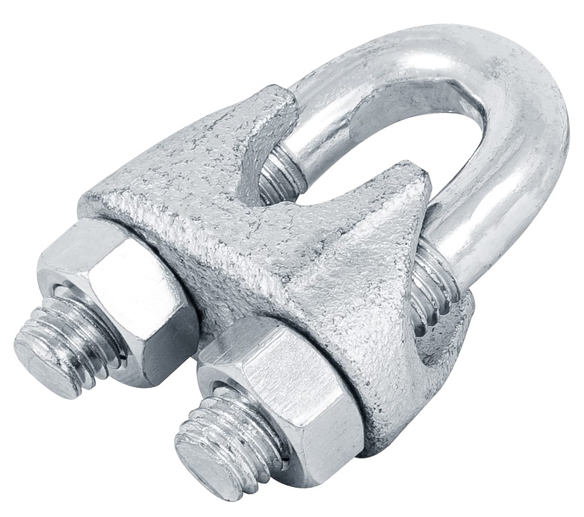 fiero Fiero Wire Rope Clip Dia Corrosion Resistant Malleable Iron Galnavized Finish 44087 13 MM size: 13mm