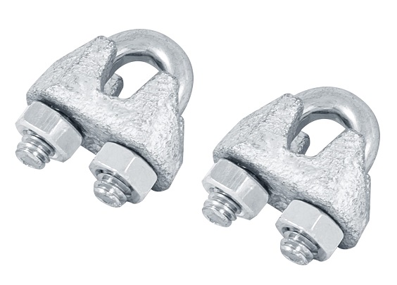 fiero Fiero Wire Rope Clips Dia Pack 2 Corrosion Resistant Malleable Iron Galnavized Finish 44082 3 MM size: 3mm