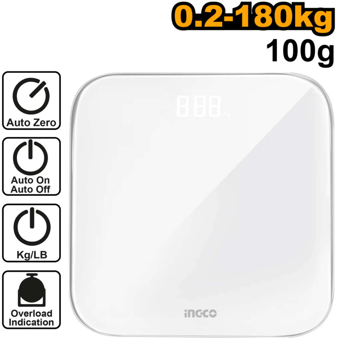 INGCO Body Weight Scale 180Kg HESA41802